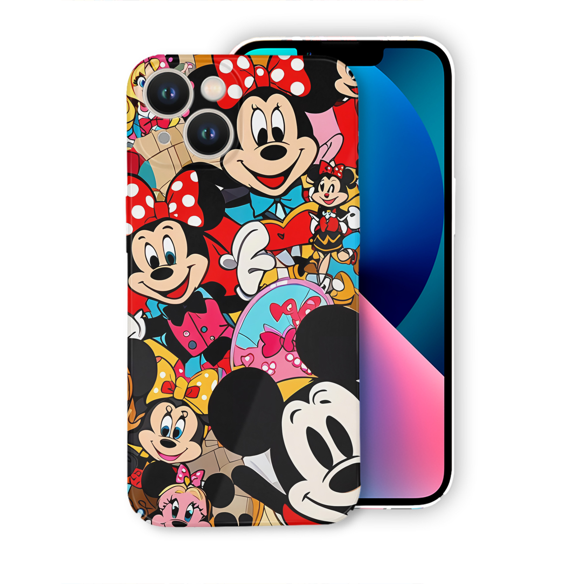 （画像用） ミッキーマウス Mickey Mouse 【iPhone 14シリーズ対応】ハードケース